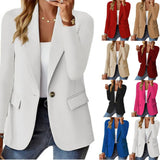 Explosion Autumn Long Sleeve Solid Color Cardigan Small Suitcase