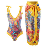 Toloer One-Piece Bikini Suit Women's Bikini Three-Piece
