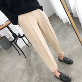 Pants for Women Harem Pants Casual Capri Pants Elegant OL Wool Sweat Jogger Pants Work Suit Pant Woman Trousers 6648