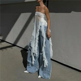 Summer Fashion Trend Women's New Word Shoulder Repair Back Siconfide Su Solid Color Bhair