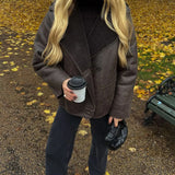 Women's Dress 2025 New Fashion Autumn And Winter Fur One-Piece Jacket