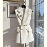 And Autumn New Vest Small Suit Jacket Short Elegant Temperament Casual Slim