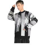 Version Of High Street Clothes Men In Spring And Autumn 2025 New Trendy Languid Knitted Sweater Long