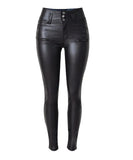 Skinny Leather Jeans Woman Sexy Tight Leather Jeans Pants Female High Waist Pencil Pants Women Leather Jeans