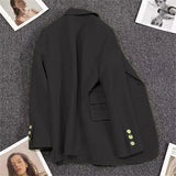 Toloer Spring And Autumn New Pink Suit Jacket Female A Button Casual Temperament Small Spring Suit Tide-Outfit