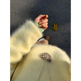 Yellow Marinade Sweater Women Autumn And Winter Winter Hairy Soft Glutinous Milk Fufu Loose Inside Knitted Shirt
