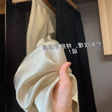 Acid Texture High Waist Wide Leg Casual Trousers Summer Loose Vertical Tube Ice Silk Thin Sunscreen Long Trousers-Outfit