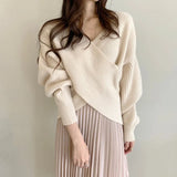 Fall 2022 Women Clothing Women Sweater Pullover Female Knitting Sweaters Skinny Tops Loose Elegant Knitted Outerwear Thin