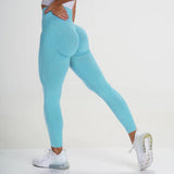 Women Fitness High Waist Push Up Leggins Women Running Seamless Leggings Gym legging