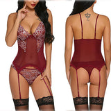 New Sexy Lace Mesh Yarn Perspective Elastic Body