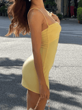 Y2K Bodycon Slip Mini Dress-Outfit