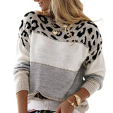 Round-Neck Casual Sweater Autumn And Winter New Women's Knitted Shirt Women's Long-Sleeved Bottom