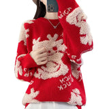 Toloer Of The Dragon This Year Lady Sweater 2024 Spring Festival New Towel Embroidered Jacquard Bottom Shirt Gentle Wind Short Jacket-Outfit