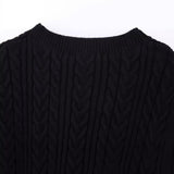 Early Spring, The New Style Laminated Decorative Eight-Strand Knitted Vest 4331003-Outfit