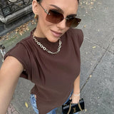 Women's Clothing 2025 Spring New New Fashion Folding Decoration Asymmetrical With Pad Shoulder Dress