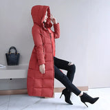 Winter Long Coat For Women Parka Feminina Plus Size Puffer Jacket Harajuku Coats Outerwear Snow Wear Hood Large Sizes