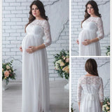 Toloer Size Dress Lace According By Pregnant Sexy Loose Tail Skirt Pregnant