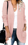 Toloer Exclusively For The Autumn And Winter New Ladies Fashion Long Sleeve Pocket Sweater Knit