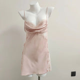 Sexy Thin Pajamas Women Pure Breeze Summer Women 2025 New Lace Ice Splicing Sling Slinging
