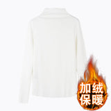 Toloer Turtleneck Bottom Shirt Women Autumn And Winter Pure Color Long Sleeve T-Shirt Women's New Korean Version Slim Slim Versatile