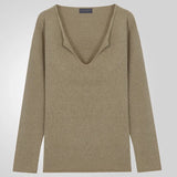Men's Spring And Autumn Jackcase Knits V-Necked Wool Thin Bottoming Shirt
