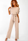 Women's Summer Button Lace-up Short-sleeved