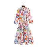 Women's Dais With Dais With Print Opening Slings
