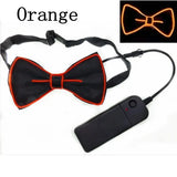 Light Up Mens Bow Tie Necktie Luminous Flashing For Dance Party Christmas Evening Party Decoration-Outfit