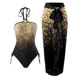 Toloer One-Piece Bikini Suit Women's Bikini Three-Piece