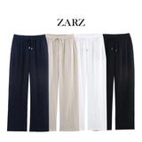 Homemade New Women's Oceaned Flawn-Blend Straight Pants