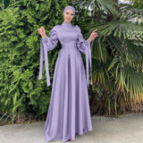 Solid Color Women's Soft Waist Satin