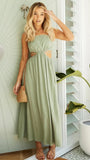 Toloer And Summer 2023 New Temperament With Waist Halter