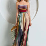 New Sexy Bosom Print Color Dress Dress Dress