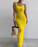 White Slim Dress LZR16640 / HDZ0222-Outfit