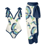 Toloer One-Piece Bikini Suit Women's Bikini Three-Piece