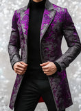 Explosion 3D Digital Printing Lattice Repair Medium And Long Casual Men's
