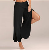 Waist Sports Fitness Yoga Wide Leg Color