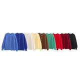 20241 / 2 New Women's Street Fashion Casual Round Collar Long-Sleeved Sweater W063 6021-Outfit