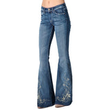 3D Digital Printing In Autumn And Winter 2025 Women's Fashion Thin Denim