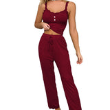 2024 Casual Pajamas Women Summer Lace Lace Suspension Pants Sexy Spice Girls
