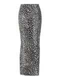 Women's Clothing 2024 Autumn And Winter New Fashion Personality Trend With Leopard Print High-Rise