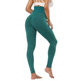 Honeycomb Peach Buttocks Yoga Pants Fashion High Waist Fitness Pants-Outfit