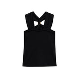 Spring New Hanging Neck Top Sexy Bare Waistcoat Women's
