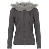 Retro Mahjong Zipper Open Shirt Sweater Thai Sweater In Autumn And Winter 2025 To Keep Warm Hair Hooded Coat
