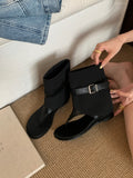 And Clamped Cool Boots Short Boots Women's Shoes 2025 New Summer With Skirt Cardy Western Boots
