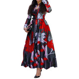 Digital Print Four Sides Of The New Dress
