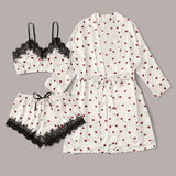 Direct Selling Love Summer Pajamas Set Tector Lace Ice Sling Skirt Home Dress