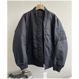 2022 Winter Warm Women Baseball Jackets Oversized Basic Coat Zipper Loose Bomber Jacket Female Outwear Tops Chaqueta