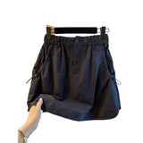 Version Of The Workwear Short Skirt Women's Summer 2025 New Loose High-Rise Slim Retro Anti-Walking Bag Hip