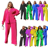 Women's Clothing Hot Burst Sexy Pressure Folds Loose Leisure Multi-Color